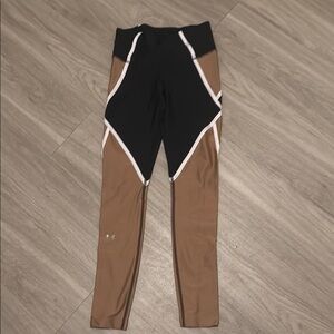 Under Armour Black and Tan Leggings